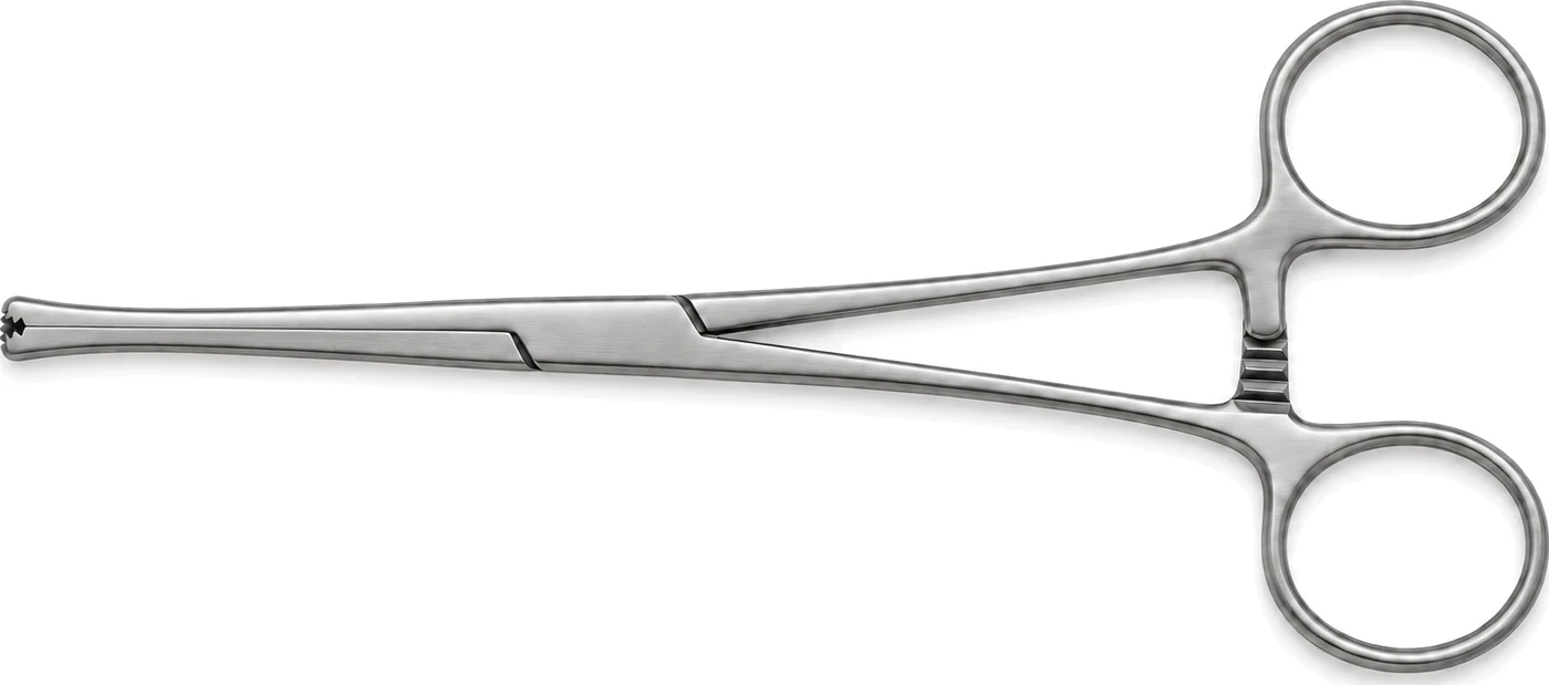 Allis tissue forceps with finger rings