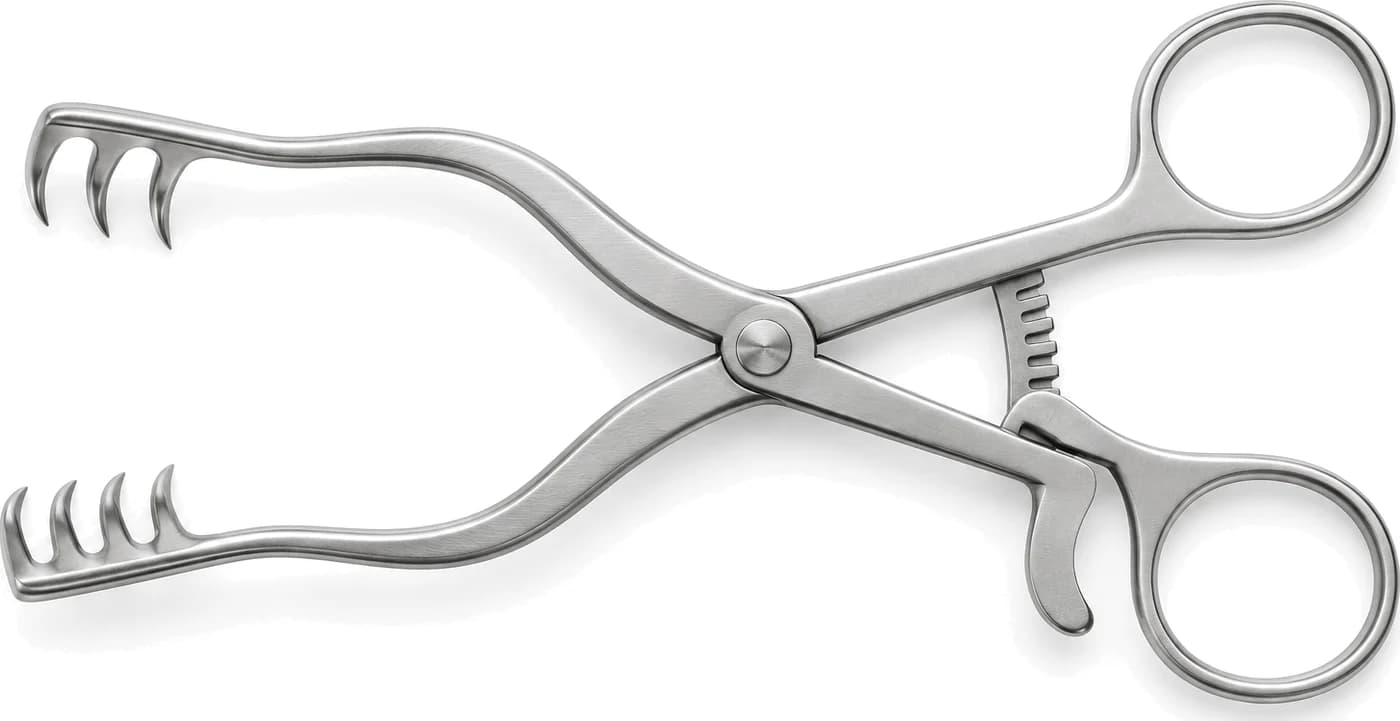 Weitlaner self-retaining retractor